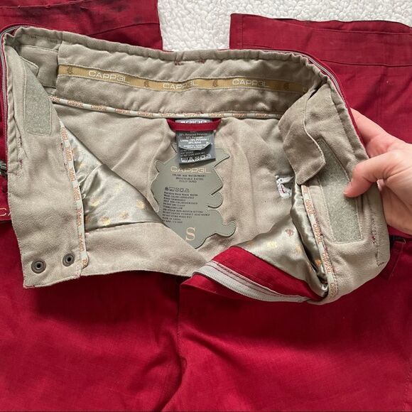 𝅺CAPPEL Calling Snowboard Ski Snowshot Winter Snowpants Red Pants - Picture 4 of 13